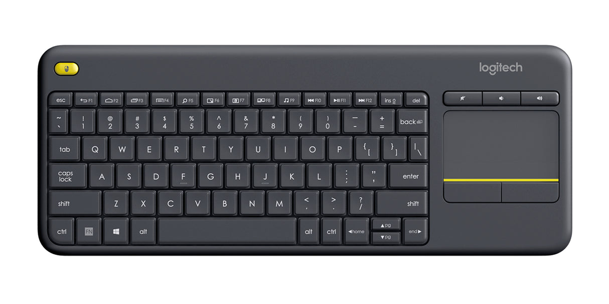 Logitech K400 Plus keyboard Universal RF Wireless AZERTY French Black