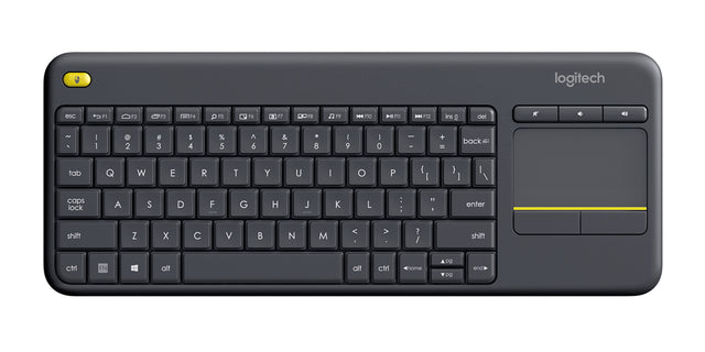 Logitech K400 Plus keyboard Universal RF Wireless AZERTY French Black