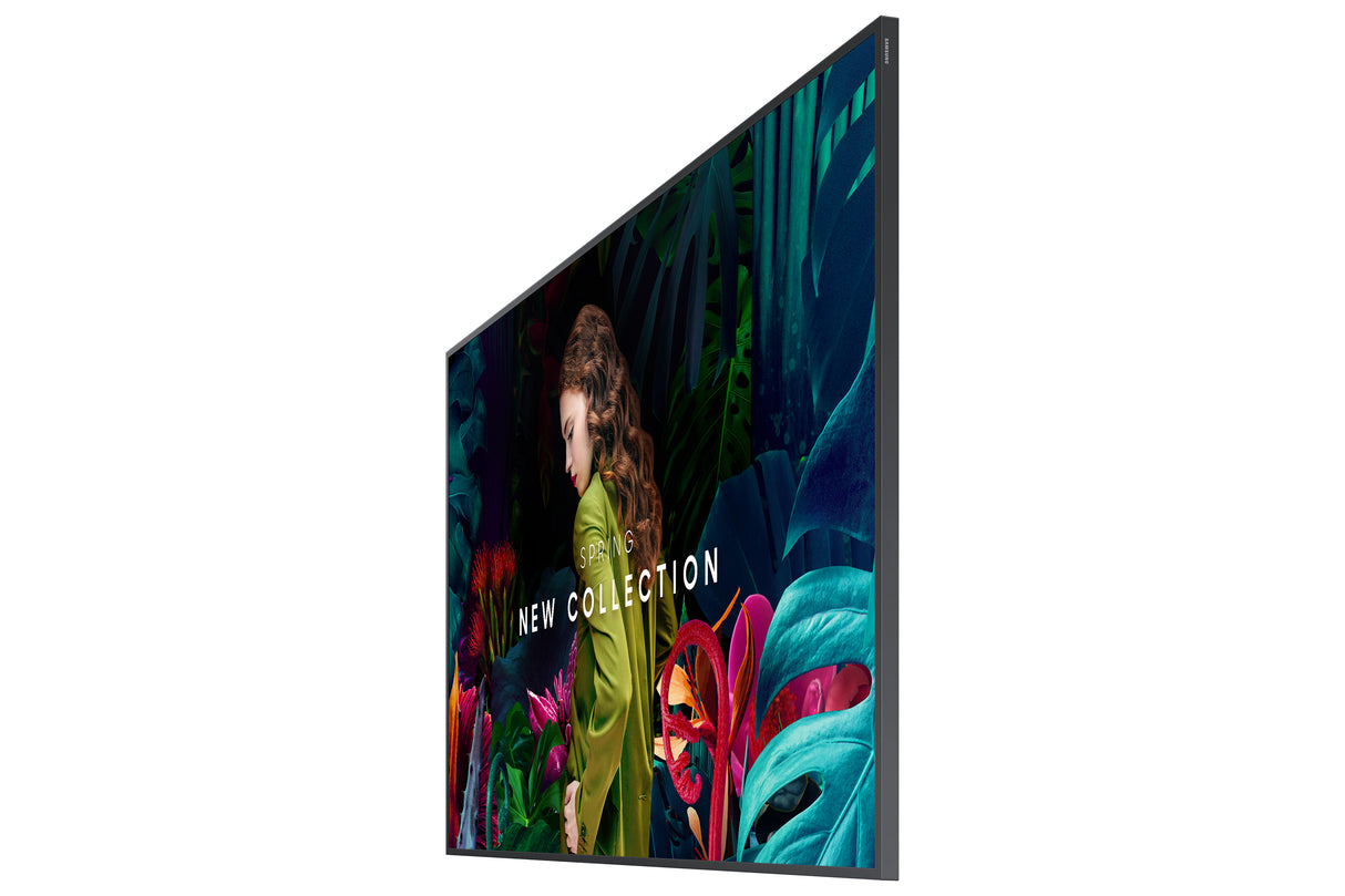 Samsung QB55C-N Digital signage flat panel 139.7 cm (55") LED 350 cd/m² 4K Ultra HD Black Built-in processor Tizen 7.0 16/7