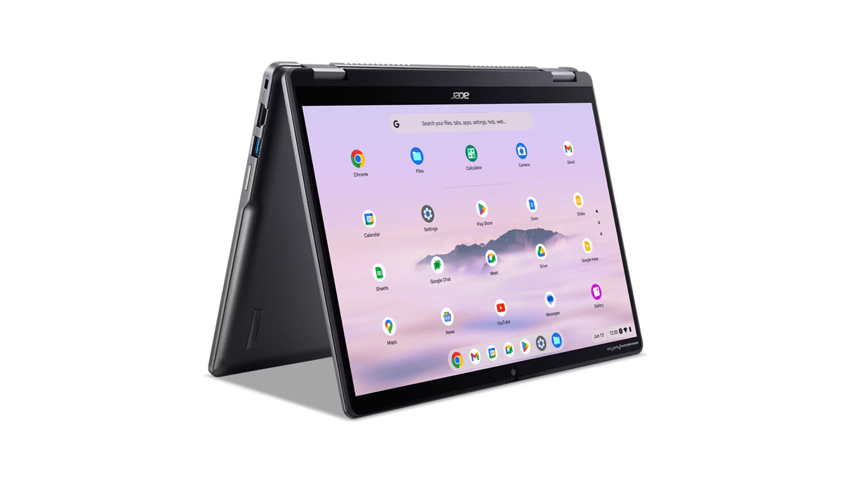 Acer Chromebook CPE594-1N-57ZJ Intel Core 5 120U 35.6 cm (14") Touchscreen Full HD 16 GB LPDDR5x-SDRAM 256 GB SSD Wi-Fi 6E (802.11ax) ChromeOS Metallic QWERTY US English