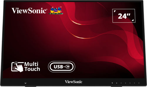 Viewsonic ID2456 computer monitor 60.5 cm (23.8") 1920 x 1080 pixels Full HD LED Touchscreen Table Black