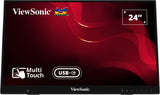 Viewsonic ID2456 computer monitor 60.5 cm (23.8") 1920 x 1080 pixels Full HD LED Touchscreen Table Black