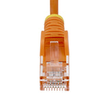 StarTech.com 2ft Orange Slim CAT6 Ethernet Cable, Snagless, 100W PoE, UTP, LSZH, 28AWG Pure Bare Copper Wire, Slim RJ45 Network Patch Cord w/Strain Reliefs, Individually Tested