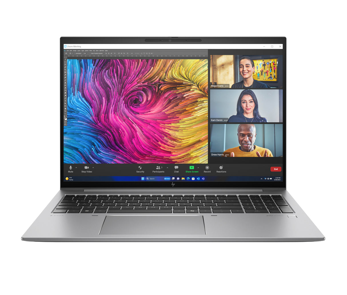 HP ZBook Fury G11 Intel® Core™ i9 i9-13950HX Mobile workstation 40.6 cm (16") WUXGA 32 GB DDR5-SDRAM 512 GB SSD NVIDIA RTX 4000 Ada Wi-Fi 7 (802.11be) Windows 11 Pro Silver