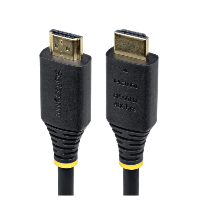 StarTech.com 6ft (1.8m) Certified Ultra High Speed HDMI Cable, 8K 60Hz/4K 120Hz, HDMI 2.1 Cable with HDR10+ / eARC, 48Gbps, 8K HDMI Cord for Monitor/TV/Display, Flexible TPE Jacket