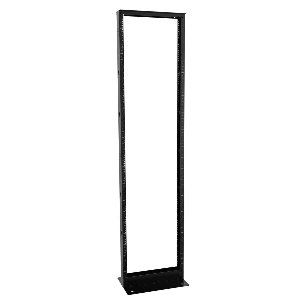 Rack Basics RB-2PA Series, K/down 2-Post Aluminum Rack, 45U, 19" Natural