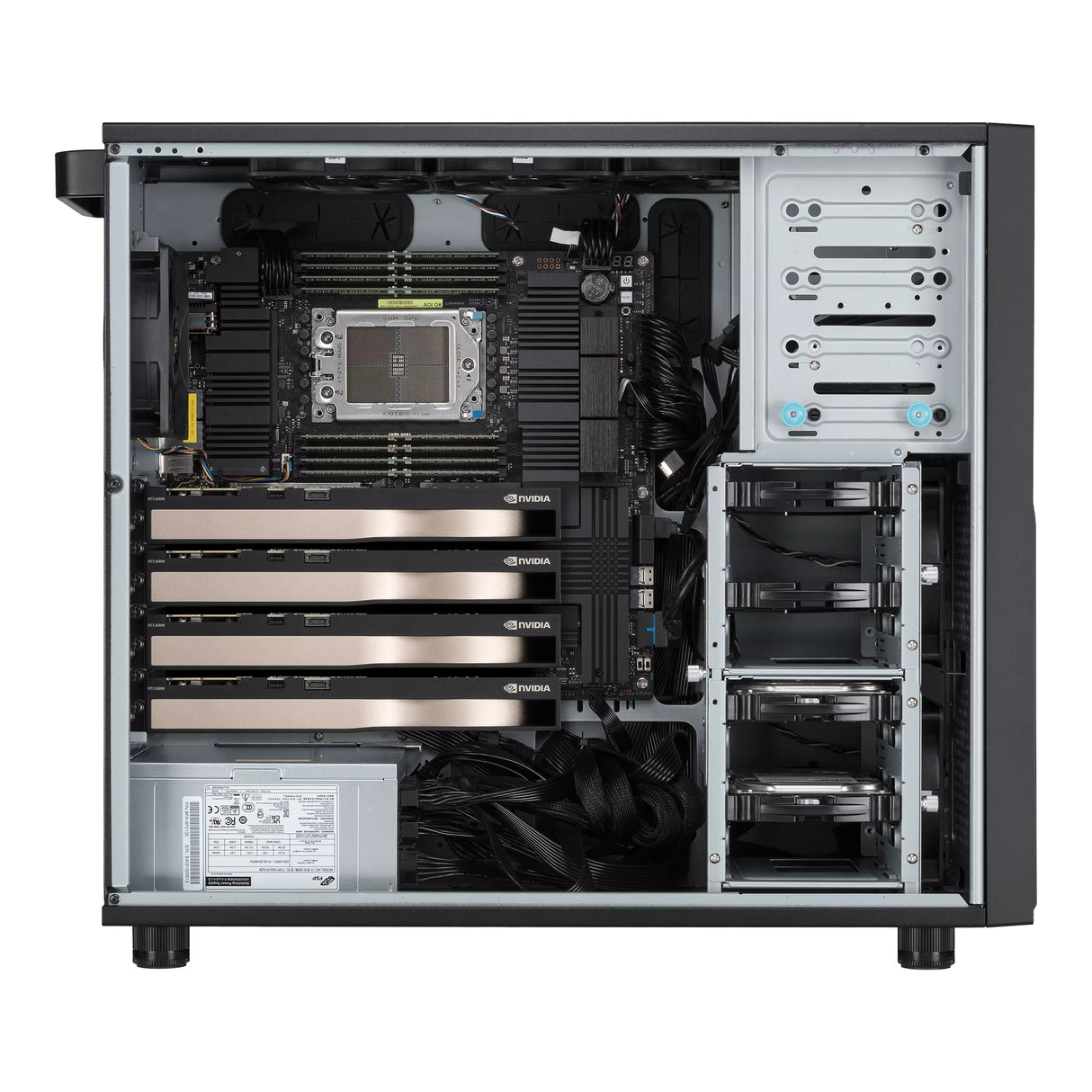 ASUS ExpertCenter Pro ET900A X9 Desktop Black AMD WRX90 Socket sTR5