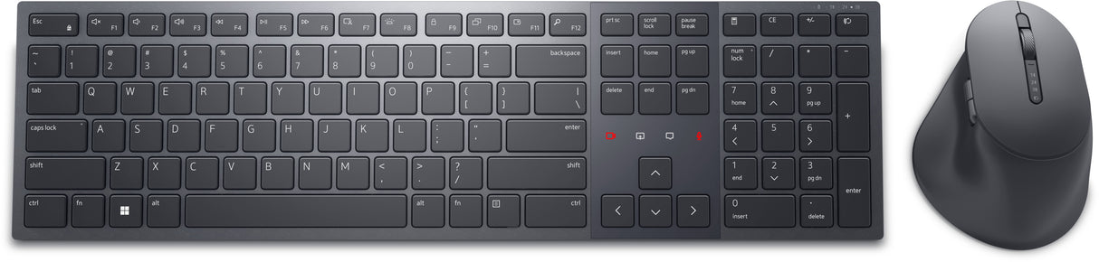 DELL KM900 keyboard Mouse included Office RF Wireless + Bluetooth Canadian Graphite