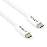 StarTech.com 6.6ft (2m) Thunderbolt 3 Cable, 20Gbps, 100W PD, 4K, Thunderbolt Certified, Compatible with Thunderbolt 4/USB 3.2/DisplayPort