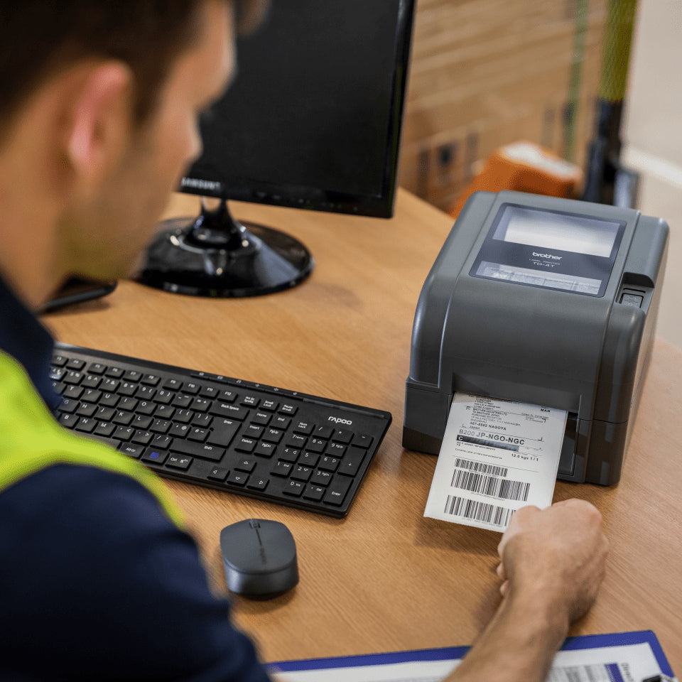 Brother TD-4520TN label printer Direct thermal / Thermal transfer 300 x 300 DPI 127 mm/sec Wired Ethernet LAN