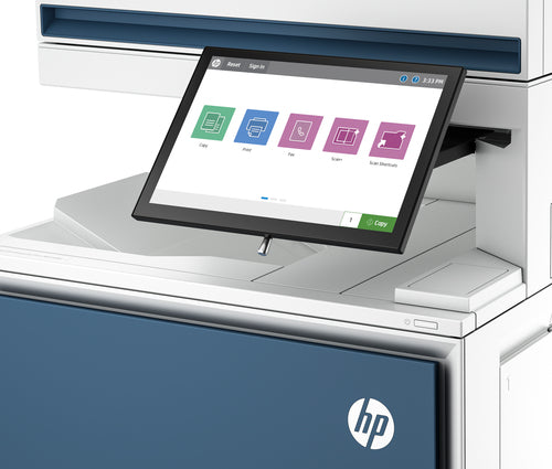 HP LaserJet Enterprise Flow 6800zf Multifunction Color Printer, Ethernet Only; Copier, Scanner