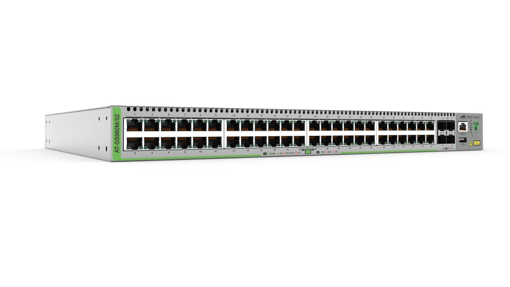 Allied Telesis GS980M Managed L3 Gigabit Ethernet (10/100/1000) 1U Grey