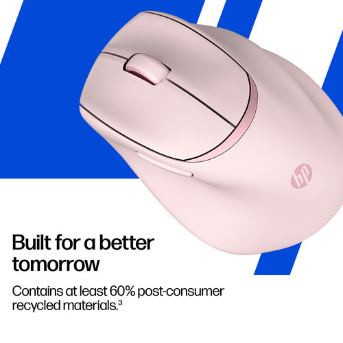 HP Tilt Ergonomic Pink Mouse 720M