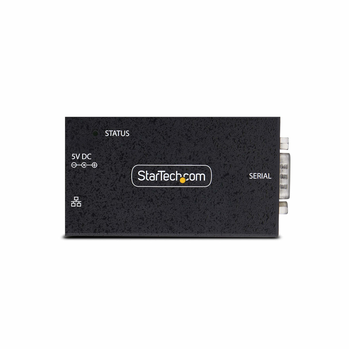 StarTech.com 1-Port Serial to Ethernet Adapter, IP Serial Device Server For Remote RS232 Devices, Wall/DIN Rail Mountable, Metal Housing, RJ45 LAN to DB9 Serial Converter, TAA