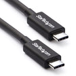 StarTech.com 50cm (1.6ft) Thunderbolt 3 Cable, 40Gbps, 100W PD, 4K/5K, Thunderbolt Certified, Compatible with Thunderbolt 4/USB 3.2/DisplayPort
