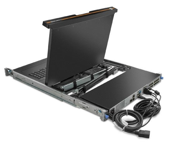 Vertiv LCD,8P KVM, 8 CABLES, USB KB-US TAA rack console 47 cm (18.5") 1366 x 768 pixels