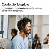 HP Poly Mission 425 Stereo USB Wired Headset TAA
