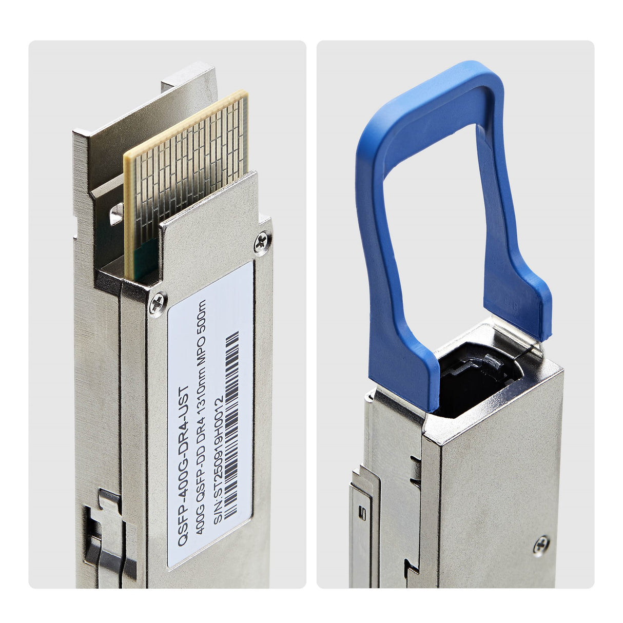 StarTech.com MSA Uncoded QSFP-DD Module, 400Gbps Single Mode Fiber (SMF), 500m [1640ft], MPO Transceiver, 1310nm