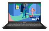 MSI Modern 15 B12M-093CA Intel® Core™ i5 i5-1235U Laptop 39.6 cm (15.6") Full HD 16 GB DDR4-SDRAM 512 GB SSD Wi-Fi 6 (802.11ax) Windows 11 Home Black
