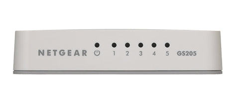 NETGEAR GS205-100PAS network switch Unmanaged L2 Gigabit Ethernet (10/100/1000) White
