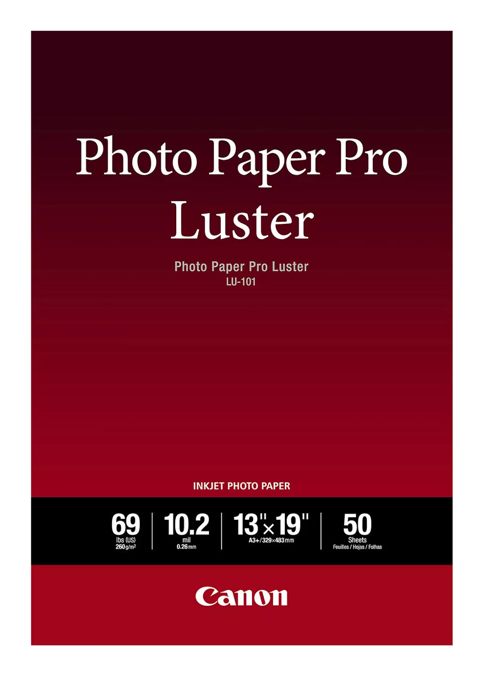 Canon 6211B005 photo paper A3+ Lustre