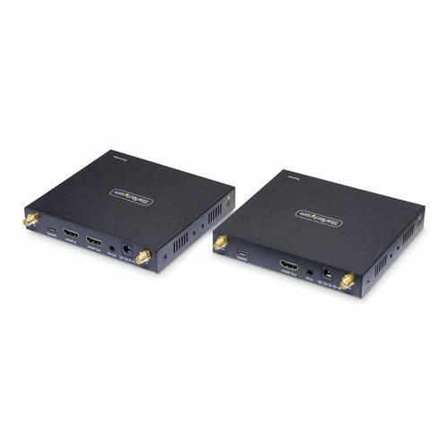 StarTech.com Wireless HDMI Extender, 4K 60Hz, Transmitter and Receiver Kit, Up to 165ft (50m), No Line-Of-Sight Required, IR Extension, Includes Mounting Kit