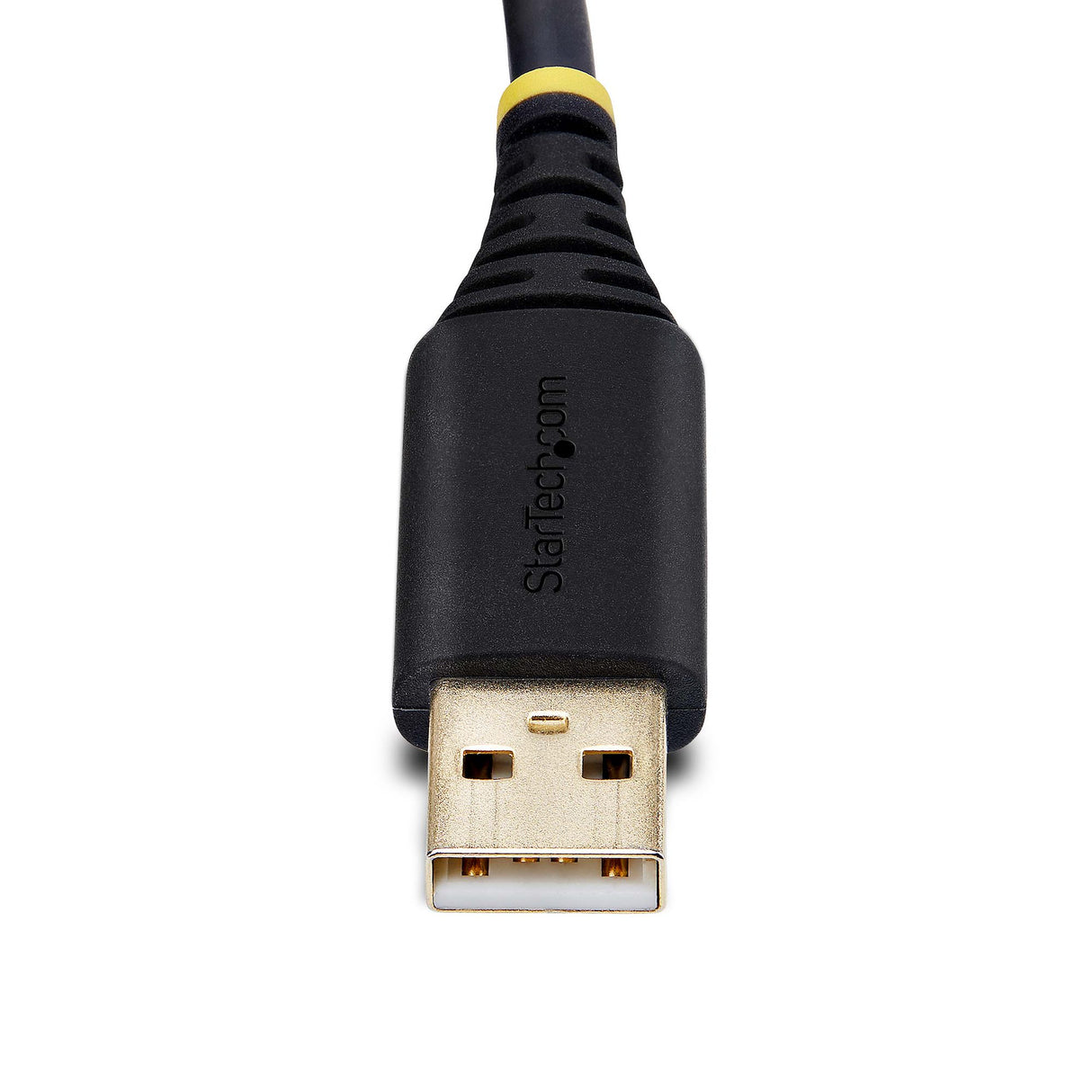 StarTech.com 6.6ft (2m) USB to Null Modem Serial Adapter Cable, COM Retention, FTDI, USB-A to DB9 RS232, Interchangeable DB9 Screws/Nuts, Windows/macOS/Linux