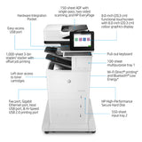 HP LaserJet Enterprise Flow M636z Wireless Multifunction Black and white Printer, Copier, Scanner; Duplex