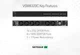 NETGEAR VSM4320C Managed L3 10G Ethernet (100/1000/10000) Power over Ethernet (PoE) 1U Black