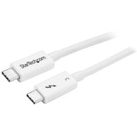 StarTech.com 1.6ft (50cm) Thunderbolt 3 Cable, 40Gbps, 100W PD, 4K/5K, Thunderbolt Certified, Compatible with Thunderbolt 4/USB 3.2/DisplayPort