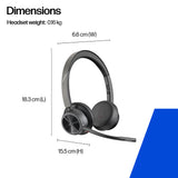 HP Poly Voyager 4320 Microsoft Teams Certified USB-A Headset +BT700 dongle