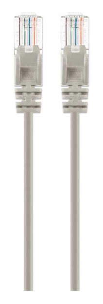 Intellinet 745772 networking cable Grey 0.15 m Cat6a U/UTP (UTP)