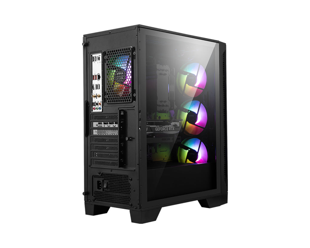 MSI Codex R2 A12TA-219US Intel® Core™ i5 i5-12400F 16 GB DDR5-SDRAM 500 GB SSD NVIDIA GeForce RTX 3050 Windows 11 Home Desktop PC Black