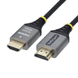 StarTech.com 10ft (3m) Premium Certified High Speed HDMI Cable, Ultra Flexible HDMI Cable, 4K 60Hz/1440p 144Hz w/HDR10/ARC, 18Gbps, High Flex Braided HDMI Cord