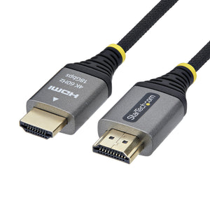 StarTech.com 10ft (3m) Premium Certified High Speed HDMI Cable, Ultra Flexible HDMI Cable, 4K 60Hz/1440p 144Hz w/HDR10/ARC, 18Gbps, High Flex Braided HDMI Cord
