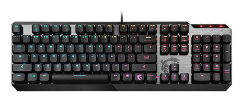 MSI VIGOR GK50 LOW PROFILE Mechanical Gaming Keyboard 'UK-Layout, KAILH Low-Profile Switches, Multi-Layer RGB LED Backlit, Tactile, Floating Key Design'