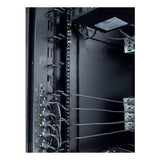 APC NetShelter Cable Management, Vertical Cable Manager, Cable Rings, Set of 8, Black, 55 mm x 766 mm x 85 mm