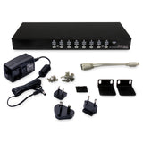 StarTech.com 16 Port 1U Rackmount USB PS/2 KVM Switch with OSD - TAA