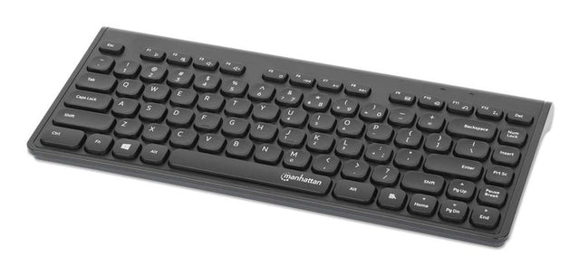 Manhattan 12 Multimedia/Function Keys, USB-A Nano Receiver, Compact, Low-Profile Format, for PC and Laptop, Black