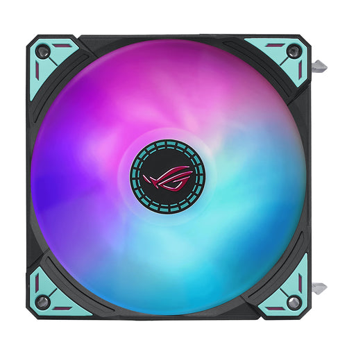 ASUS ROG RYUO IV 360 ARGB Hatsune Miku Edition Processor All-in-one liquid cooler 12 cm Black, Turquoise
