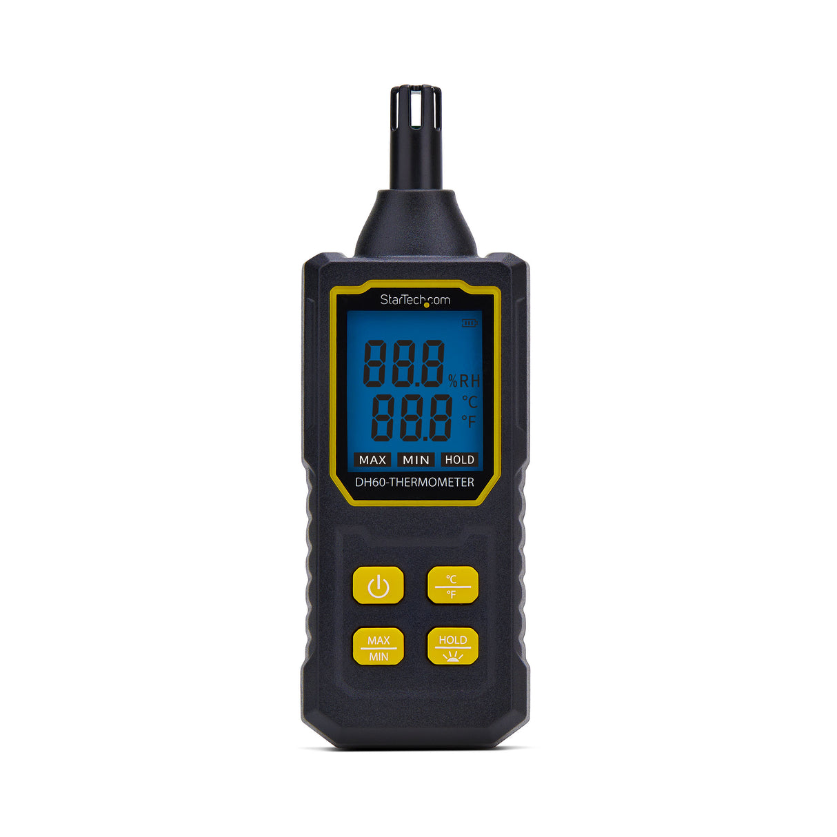 StarTech.com Handheld Digital Temperature/Humidity Meter, Hygrometer W/Large LCD, Portable Thermometer For Server Rooms/Offices, Accurate Sensor, Min/Max Readings