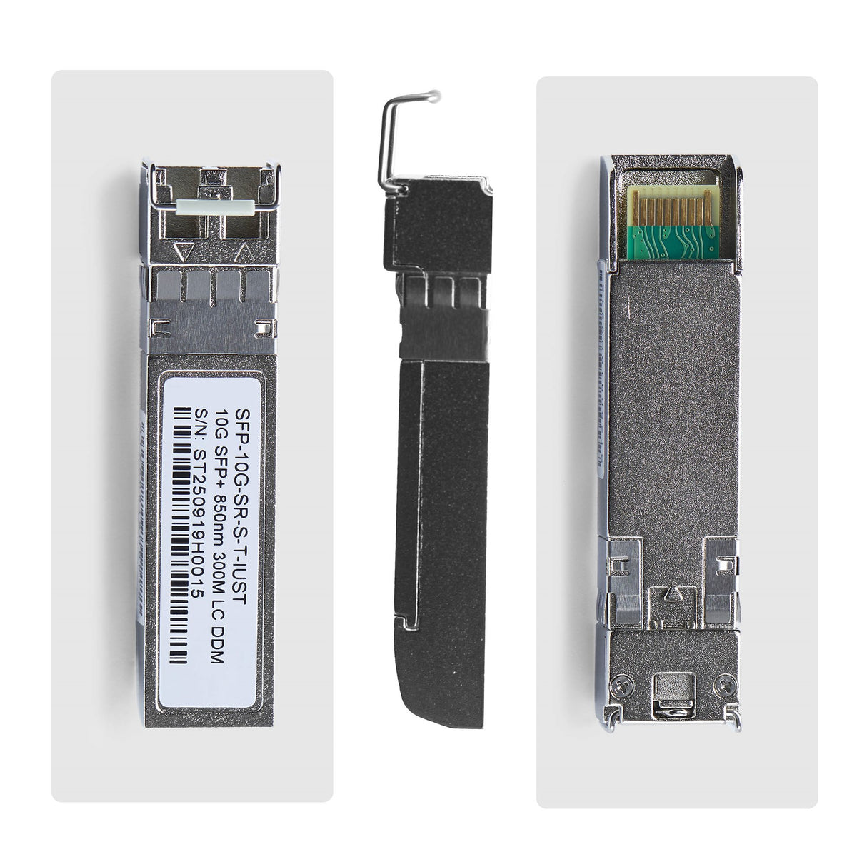 StarTech.com Uncoded SFP+ Module, Industrial Temperature Range, 10Gbps, Multi Mode Fiber (MMF), 300m [984ft], LC Transceiver, 850nm
