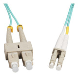 Intellinet 752350 InfiniBand/fibre optic cable 1 m LC SC MMF Aqua colour