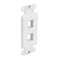 Wavenet Decora Insert, 2-Port, White