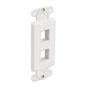 Wavenet Decora Insert, 2-Port, White