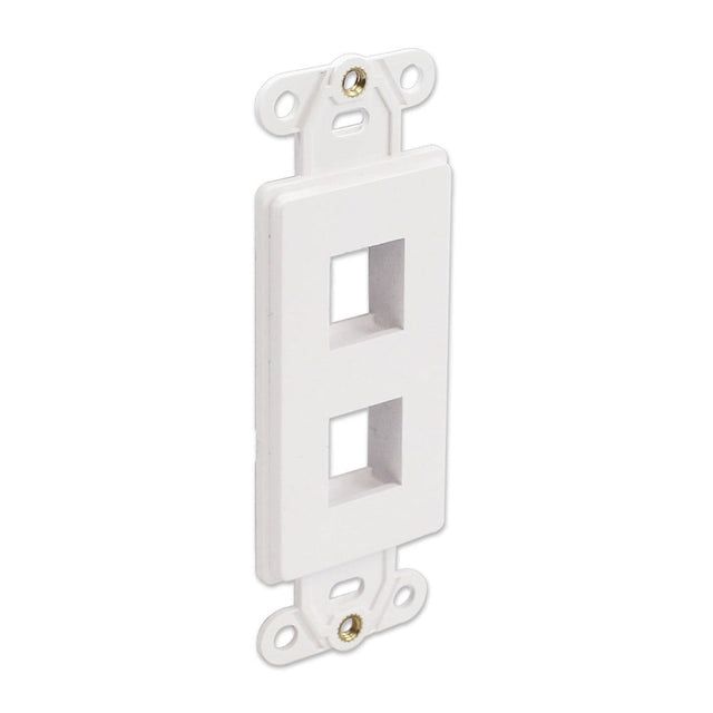 Wavenet Decora Insert, 2-Port, White