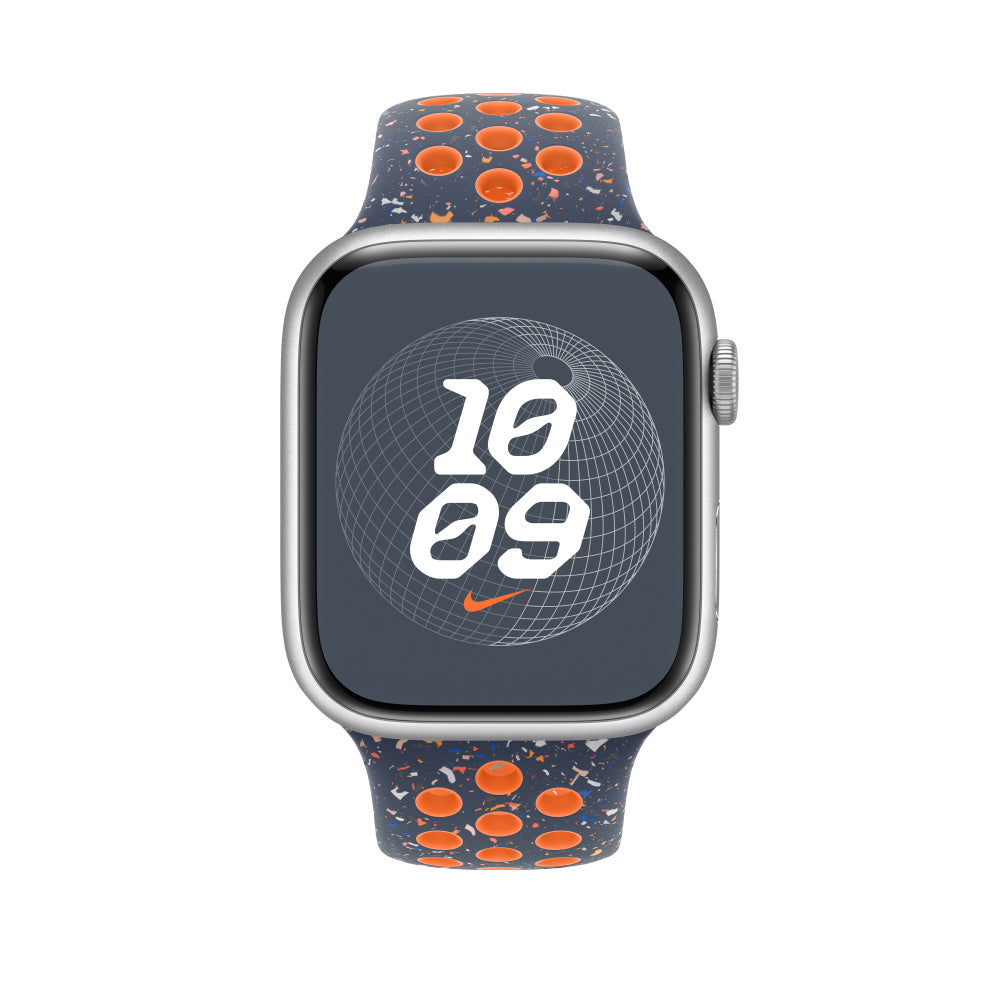 Apple 45mm Blue Flame Nike Sport Band - M/L