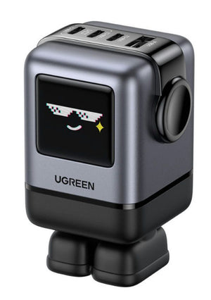 Ugreen 45514B mobile device charger Universal Black, Grey AC Fast charging Indoor