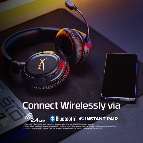 HyperX Cloud Flight 2 - Wireless Gaming Headset (Black)