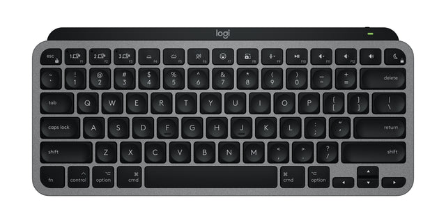 Logitech MX Keys Mini For Mac keyboard Home/Office Bluetooth QWERTY English Black, Grey